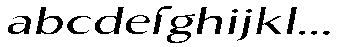 Kenisya Light Extra Expanded Italic FONT
