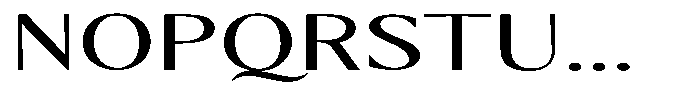Kenisya Light Extra Expanded Font UPPERCASE