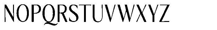 Kenisya Light Semi Condensed Font UPPERCASE