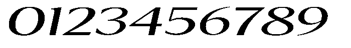 Kenisya Light Ultra Expanded Italic Font OTHER CHARS