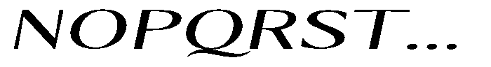 Kenisya Light Ultra Expanded Italic Font UPPERCASE