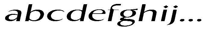 Kenisya Light Ultra Expanded Italic FONT