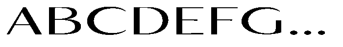 Kenisya Light Ultra Expanded Font UPPERCASE