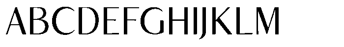 Kenisya Light Font UPPERCASE