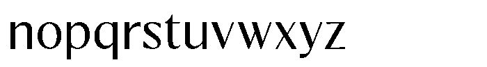 Kenisya Light Font LOWERCASE
