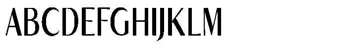 Kenisya Medium Condensed Font UPPERCASE