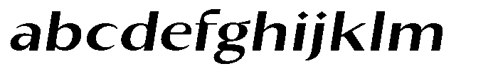 Kenisya Medium Expanded Italic FONT