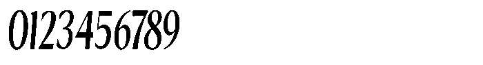 Kenisya Medium Extra Condensed Italic Font OTHER CHARS