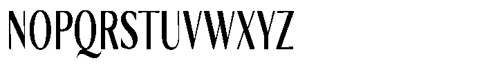 Kenisya Medium Extra Condensed Font UPPERCASE