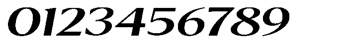 Kenisya Medium Extra Expanded Italic Font OTHER CHARS