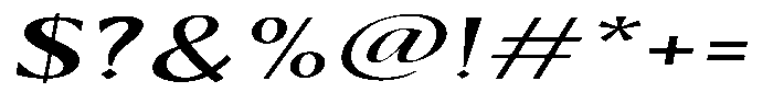 Kenisya Medium Extra Expanded Italic Font OTHER CHARS