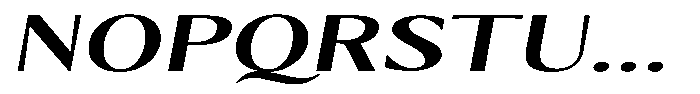 Kenisya Medium Extra Expanded Italic Font UPPERCASE