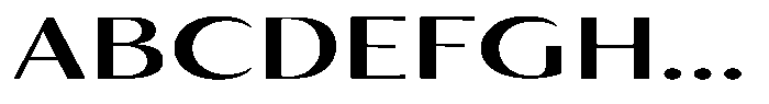 Kenisya Medium Extra Expanded Font UPPERCASE