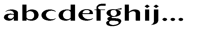 Kenisya Medium Extra Expanded FONT