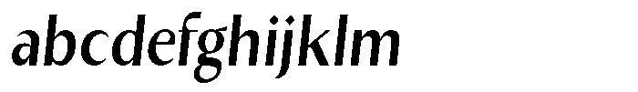 Kenisya Medium Semi Condensed Italic FONT