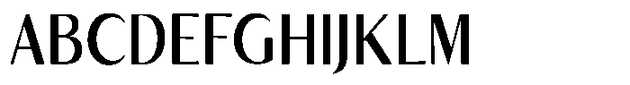 Kenisya Medium Semi Condensed Font UPPERCASE