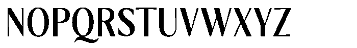 Kenisya Medium Semi Condensed Font UPPERCASE