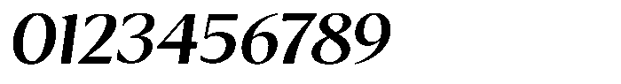 Kenisya Medium Semi Expanded Italic Font OTHER CHARS