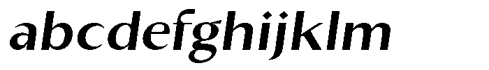 Kenisya Medium Semi Expanded Italic FONT