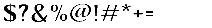 Kenisya Medium Semi Expanded Font OTHER CHARS
