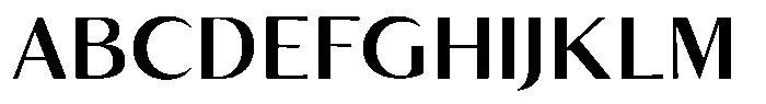 Kenisya Medium Semi Expanded Font UPPERCASE