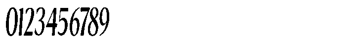 Kenisya Medium Ultra Condensed Italic Font OTHER CHARS