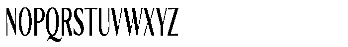 Kenisya Medium Ultra Condensed Font UPPERCASE