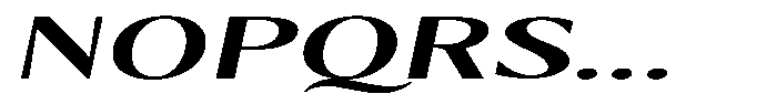 Kenisya Medium Ultra Expanded Italic Font UPPERCASE