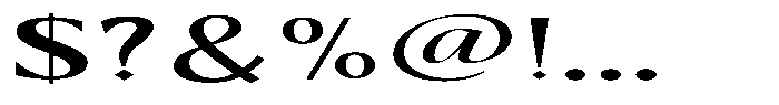 Kenisya Medium Ultra Expanded Font OTHER CHARS