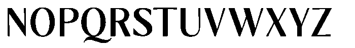 Kenisya Medium Font UPPERCASE