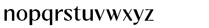 Kenisya Regular Font LOWERCASE
