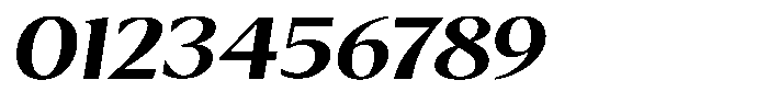 Kenisya Semi Bold Expanded Italic Font OTHER CHARS