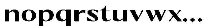 Kenisya Semi Bold Expanded Font LOWERCASE