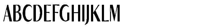 Kenisya Semi Bold Extra Condensed Font UPPERCASE