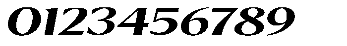 Kenisya Semi Bold Extra Expanded Italic Font OTHER CHARS
