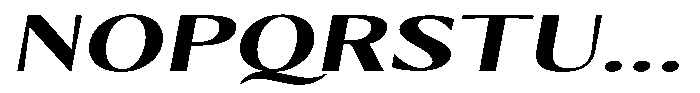 Kenisya Semi Bold Extra Expanded Italic Font UPPERCASE