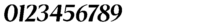 Kenisya Semi Bold Italic Font OTHER CHARS