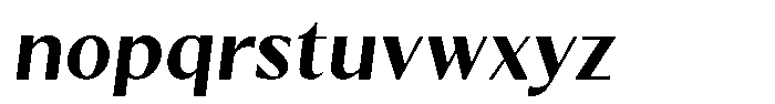 Kenisya Semi Bold Italic Font LOWERCASE
