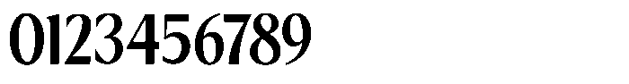 Kenisya Semi Bold Semi Condensed Font OTHER CHARS