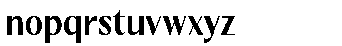 Kenisya Semi Bold Semi Condensed Font LOWERCASE