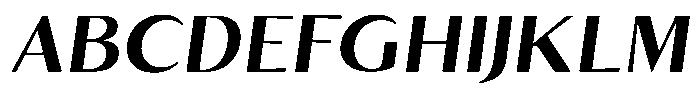Kenisya Semi Bold Semi Expanded Italic Font UPPERCASE