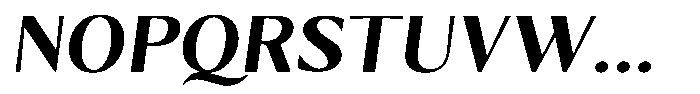 Kenisya Semi Bold Semi Expanded Italic Font UPPERCASE