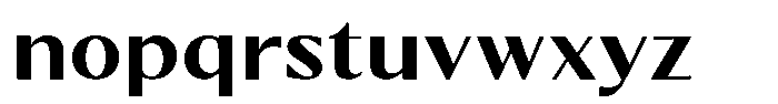 Kenisya Semi Bold Semi Expanded Font LOWERCASE