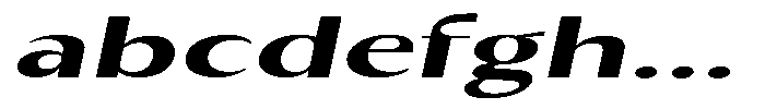 Kenisya Semi Bold Ultra Expanded Italic FONT
