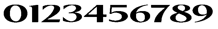 Kenisya Semi Bold Ultra Expanded Font OTHER CHARS