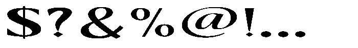 Kenisya Semi Bold Ultra Expanded Font OTHER CHARS