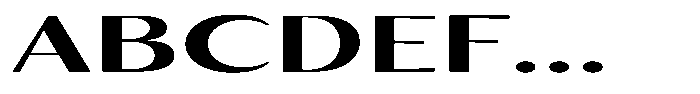 Kenisya Semi Bold Ultra Expanded Font UPPERCASE