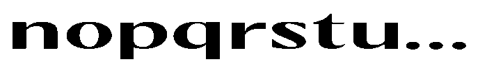 Kenisya Semi Bold Ultra Expanded Font LOWERCASE