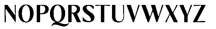Kenisya Semi Bold Font UPPERCASE