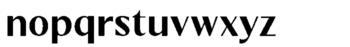 Kenisya Semi Bold Font LOWERCASE